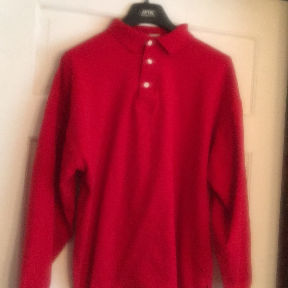Reed Hunter red polo shirt